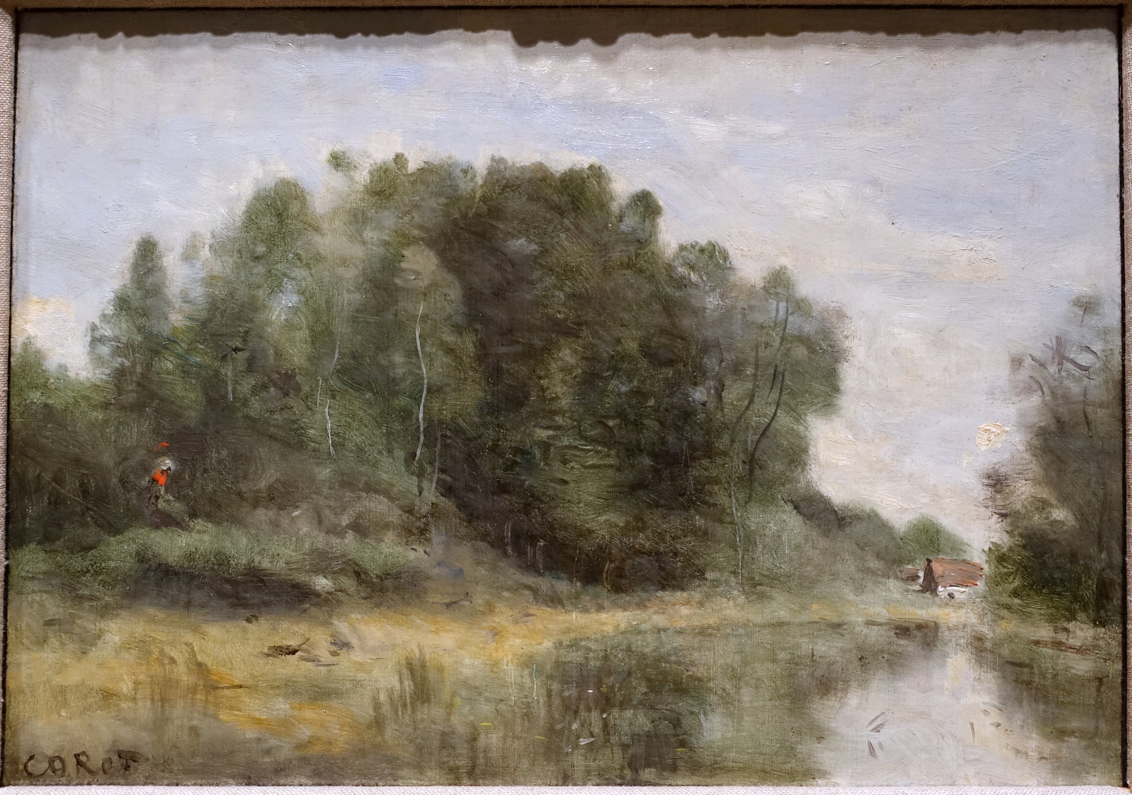 Ville d'Avray - au bord de l'étang - Jean-Baptiste Camille Corot