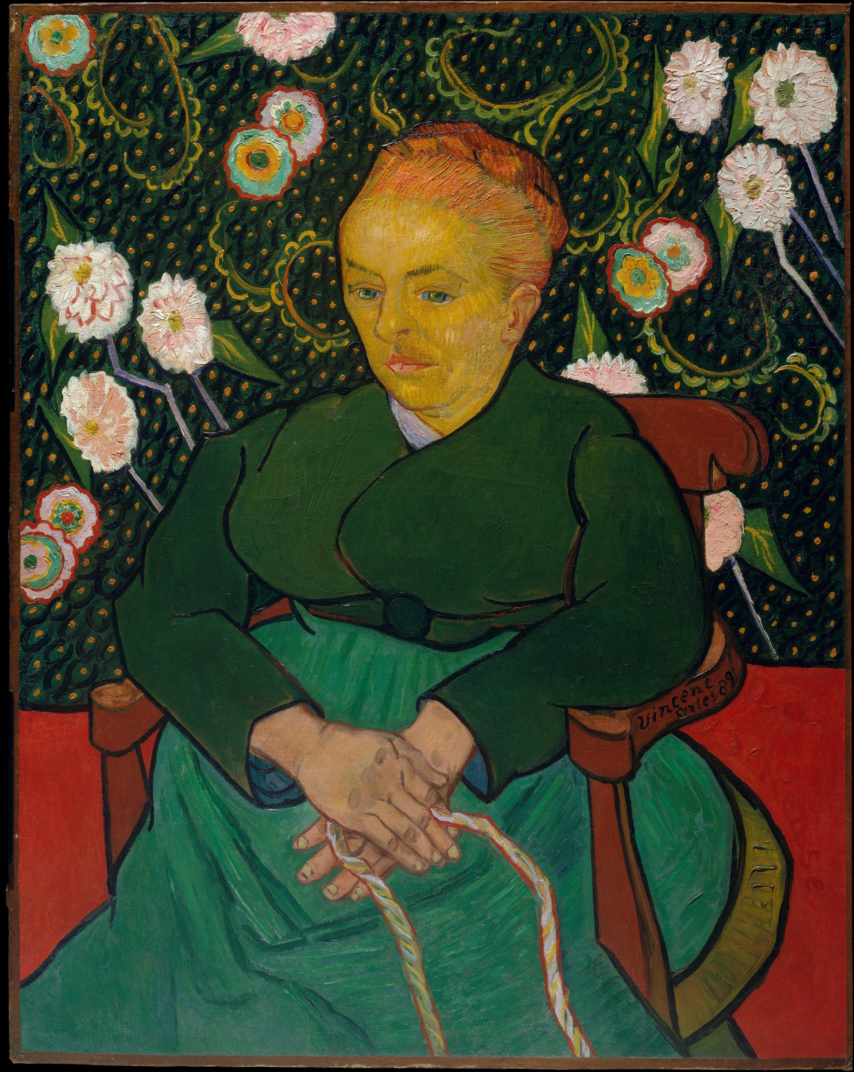 Reproduction du tableau « La Berceuse - Vincent van Gogh » par Alpha Reproduction en peinture à l’huile