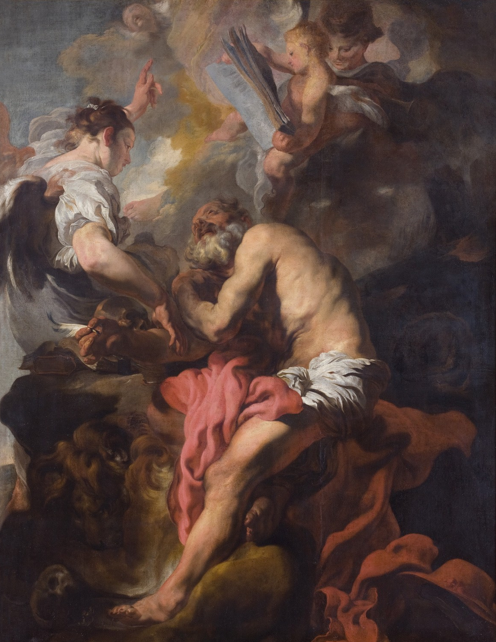 L'inspiration de saint Jérôme - Johann Liss