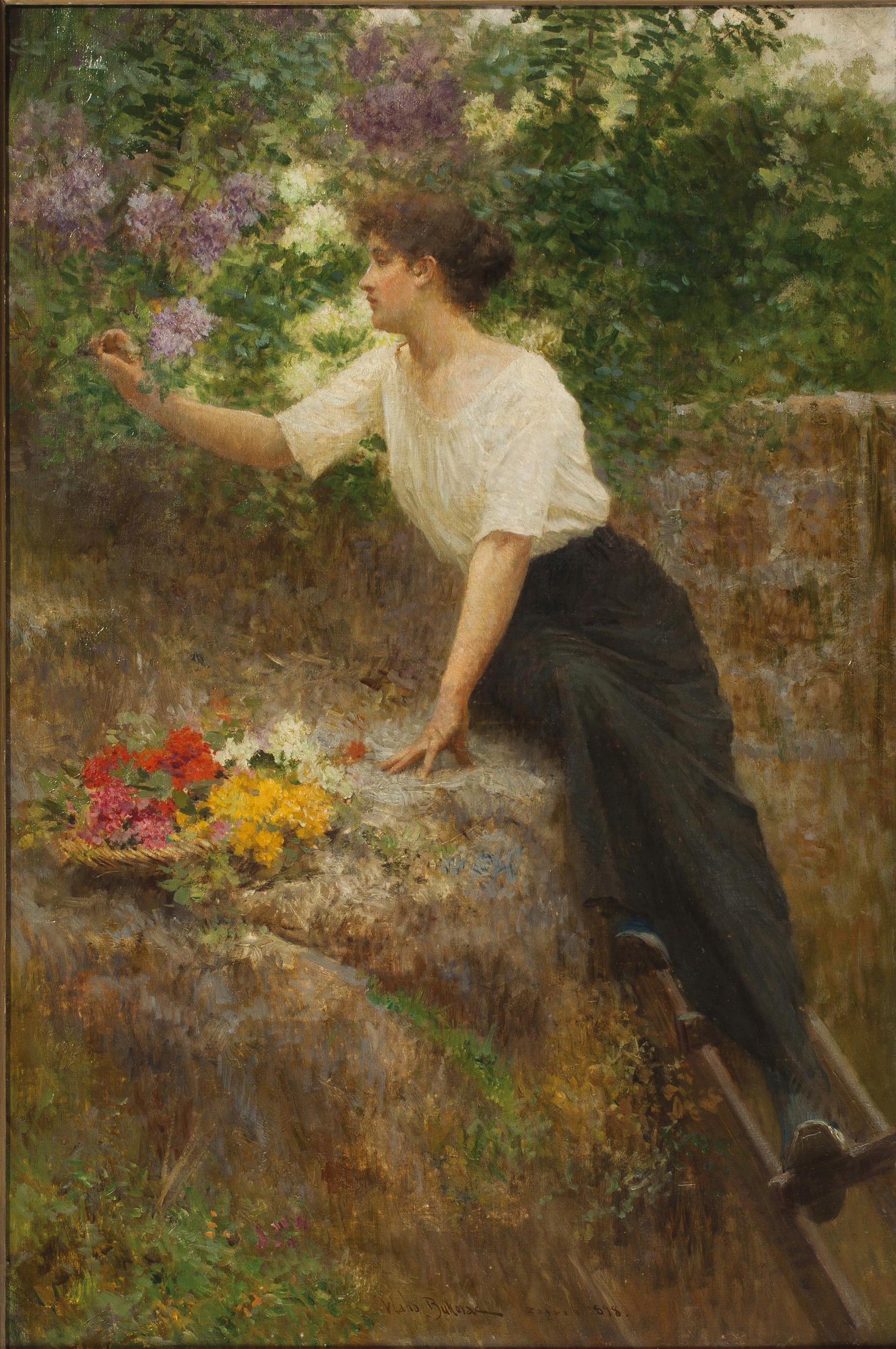Au mois de mai, Vlaho Bukovac, 1899, huile sur toile