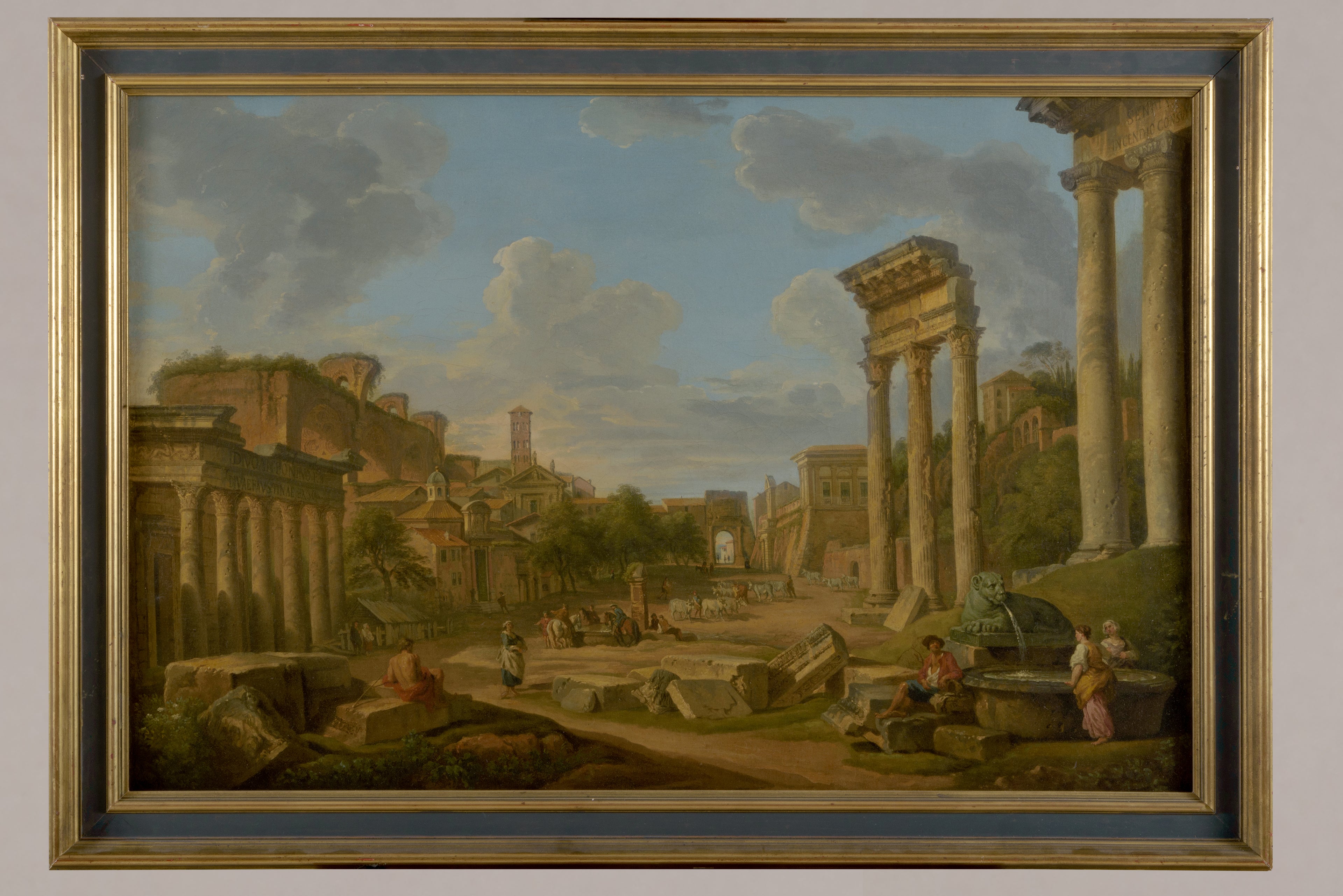 Vue du forum à Rome - Giovanni Paolo Panini