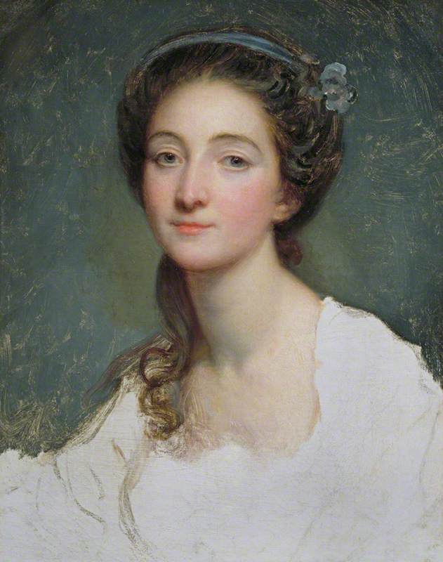 Портрет дамы, известной как София Арнуль (1744-1802) - Жан-Батист Грюз