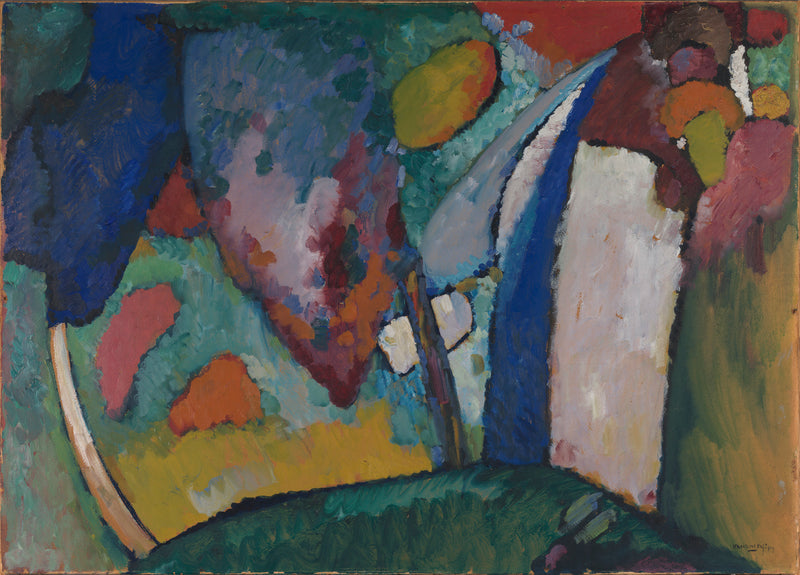 La cascade - Vassily Kandinsky