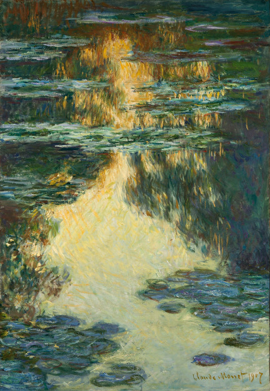 ☀️ Кувшинки – Золотые отражения (1907)