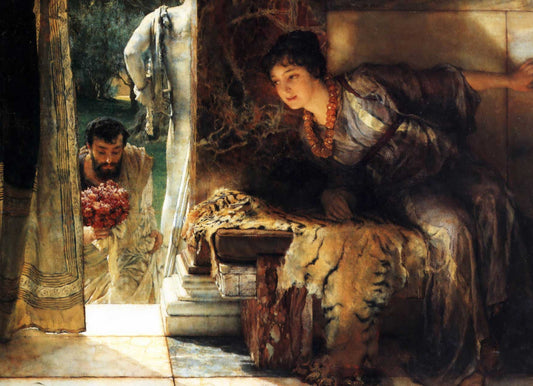 Bienvenue à nos pas - Lawrence Alma-Tadema Reproductions de tableaux à la peinture à l’huile