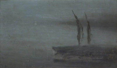 Reproduction du tableau « Nocturne - James Abbott McNeill Whistler » par Alpha Reproduction en peinture à l’huile
