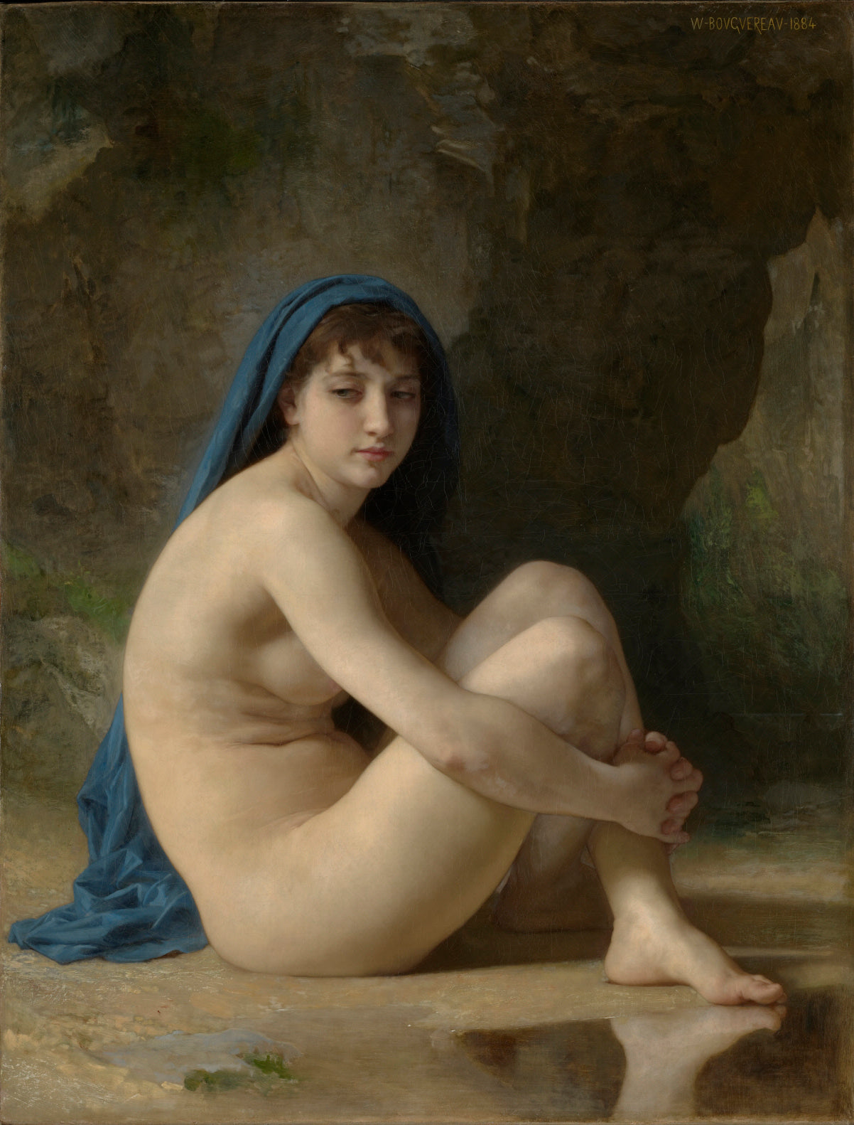 Baigneuse assise - Bouguereau