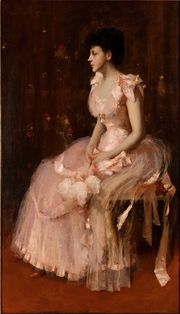 Portrait d'une dame en rose - William Merritt Chase