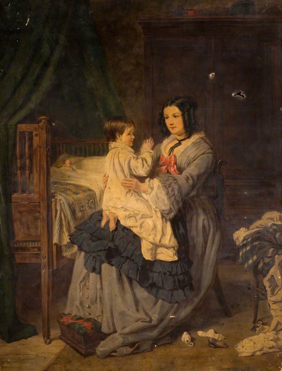 Mère et enfant - William Powell Frith