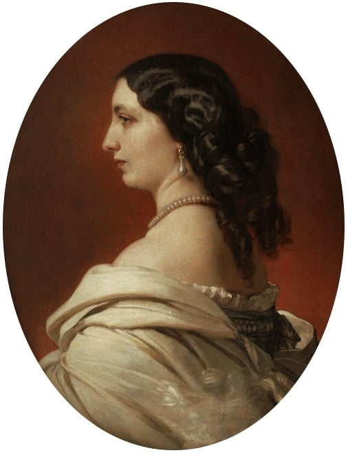 Portrait de Jadwiga Branicka née Potocka. - Franz Xaver Winterhalter