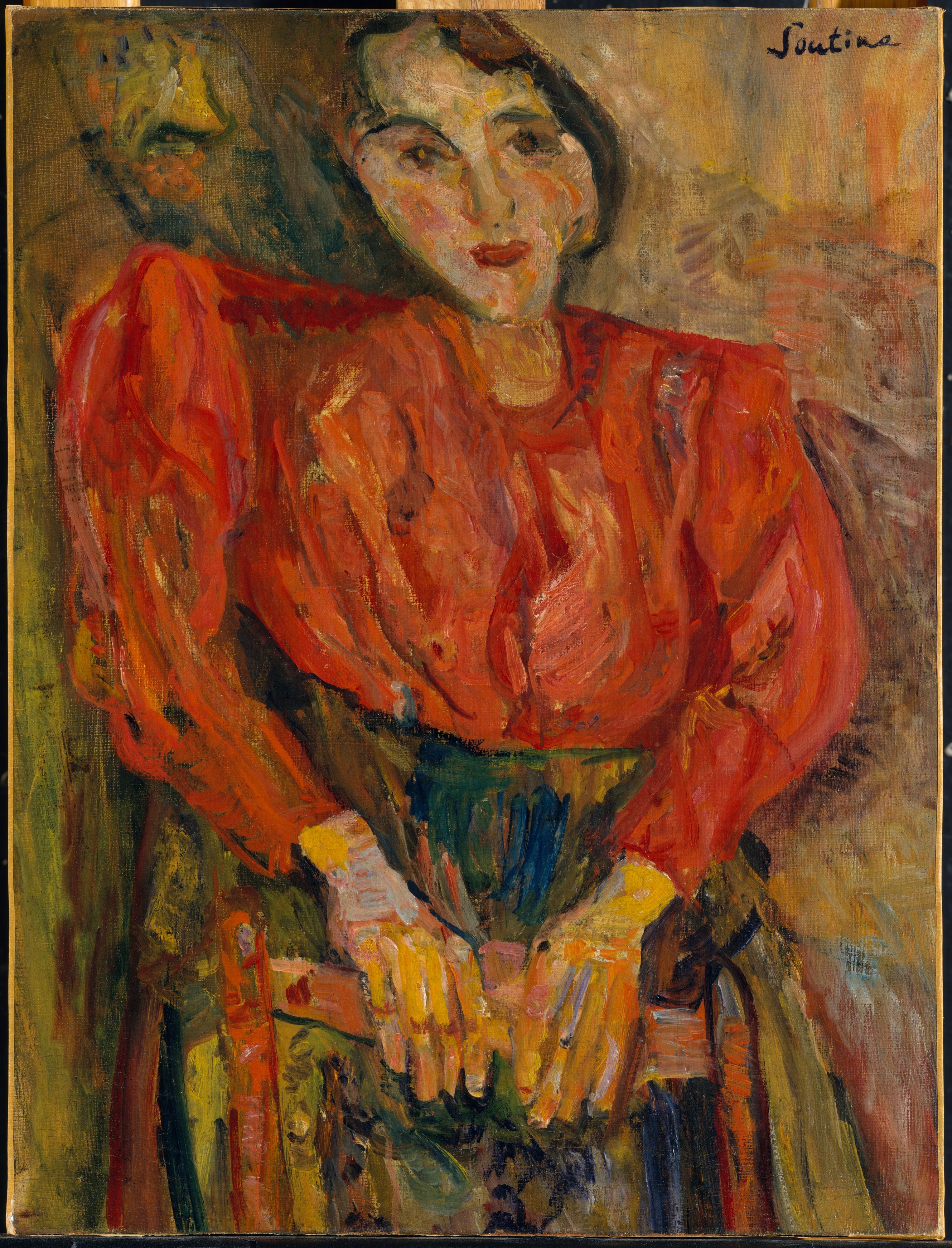 Femme en chemisier rouge - Chaïm Soutine
