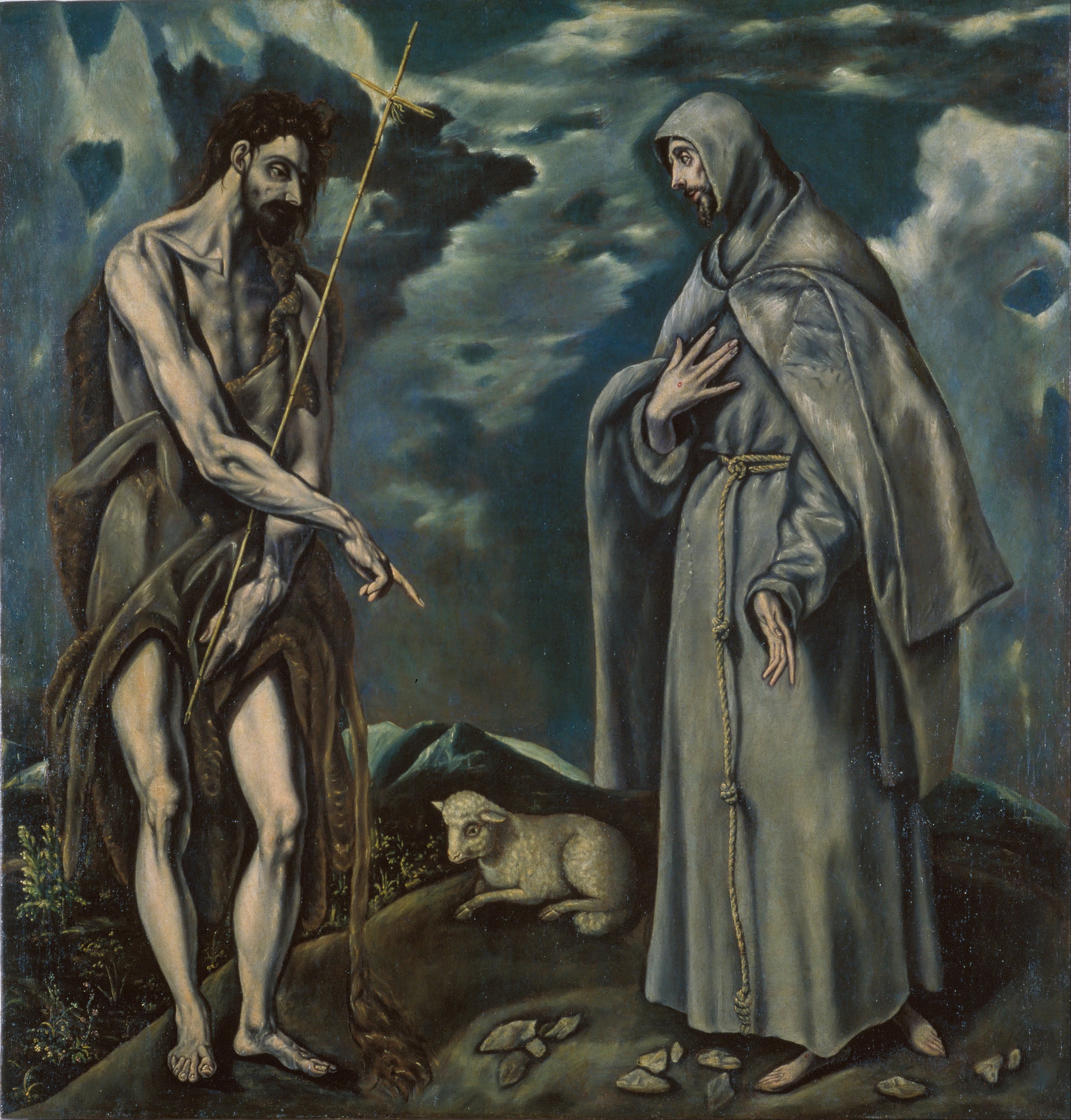 Saint Jean-Baptiste et Saint François d'Assise - El Greco