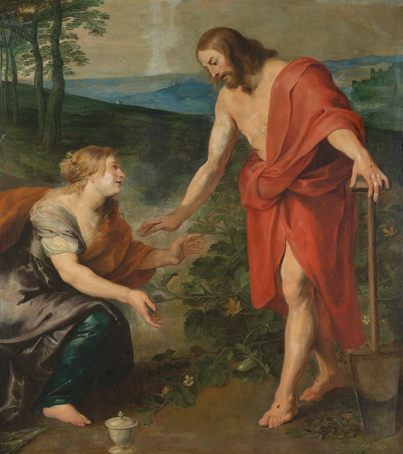 «Noli me tangere»: встреча Христа и Марии Магдалины - Питер Пауль Рубенс