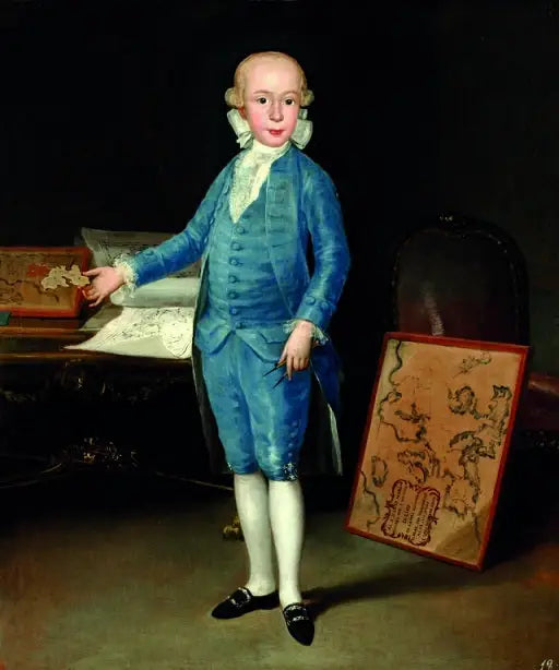 Reproduction du tableau « Luis María de Bourbón et Vallabriga - Francisco de Goya » par Alpha Reproduction en peinture à l’huile