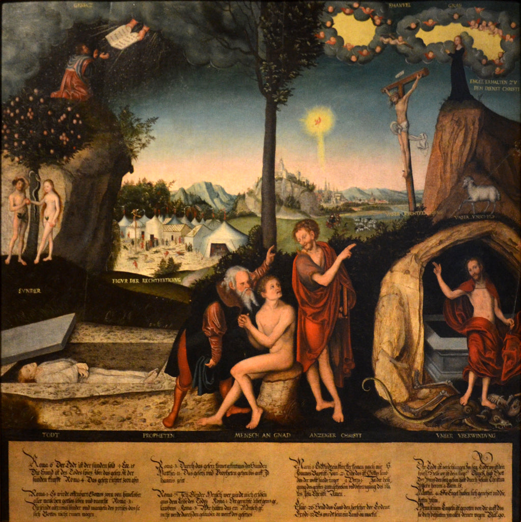 Loi et Évangile - Lucas Cranach the Elder