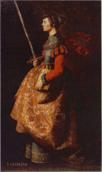 Sainte Catherine d'Alexandrie - Francisco de Zurbarán