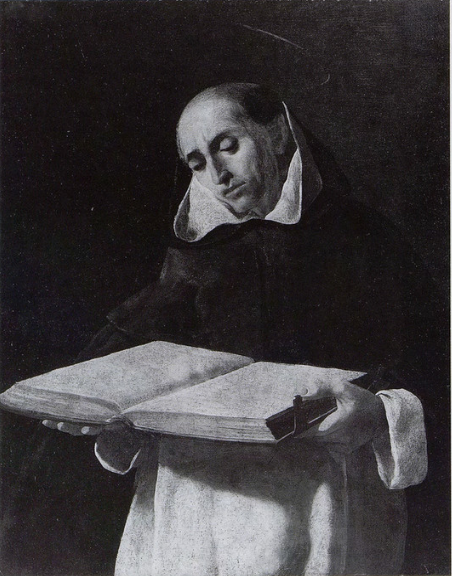 Saint dominicain Reading - Francisco de Zurbarán
