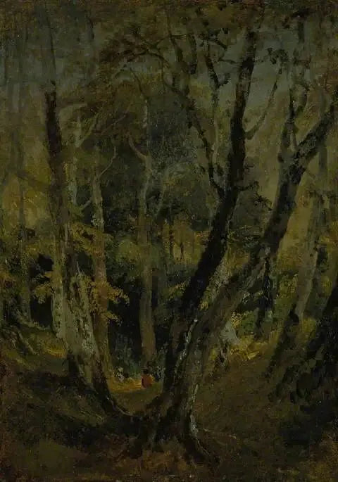 Бук с цыганами, сидящими вдали - Дж. М. У. Тёрнер