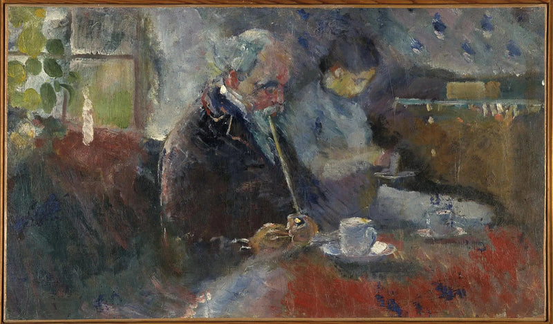За кофейным столом - Эдвард Мунк