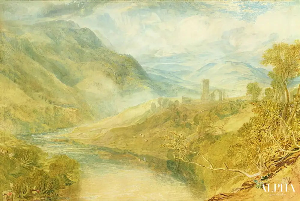 Abbaye de Merwick - William Turner - Reproductions de tableaux et peintures haut de gamme