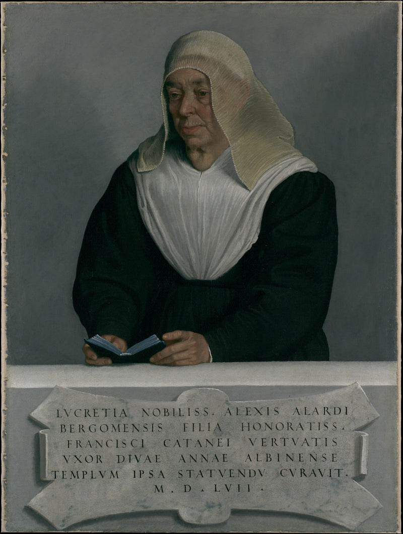 Аббатиса Лукрация Аглиарди Вертова (ок. 1490–1558) - Джованни Баттиста Морони