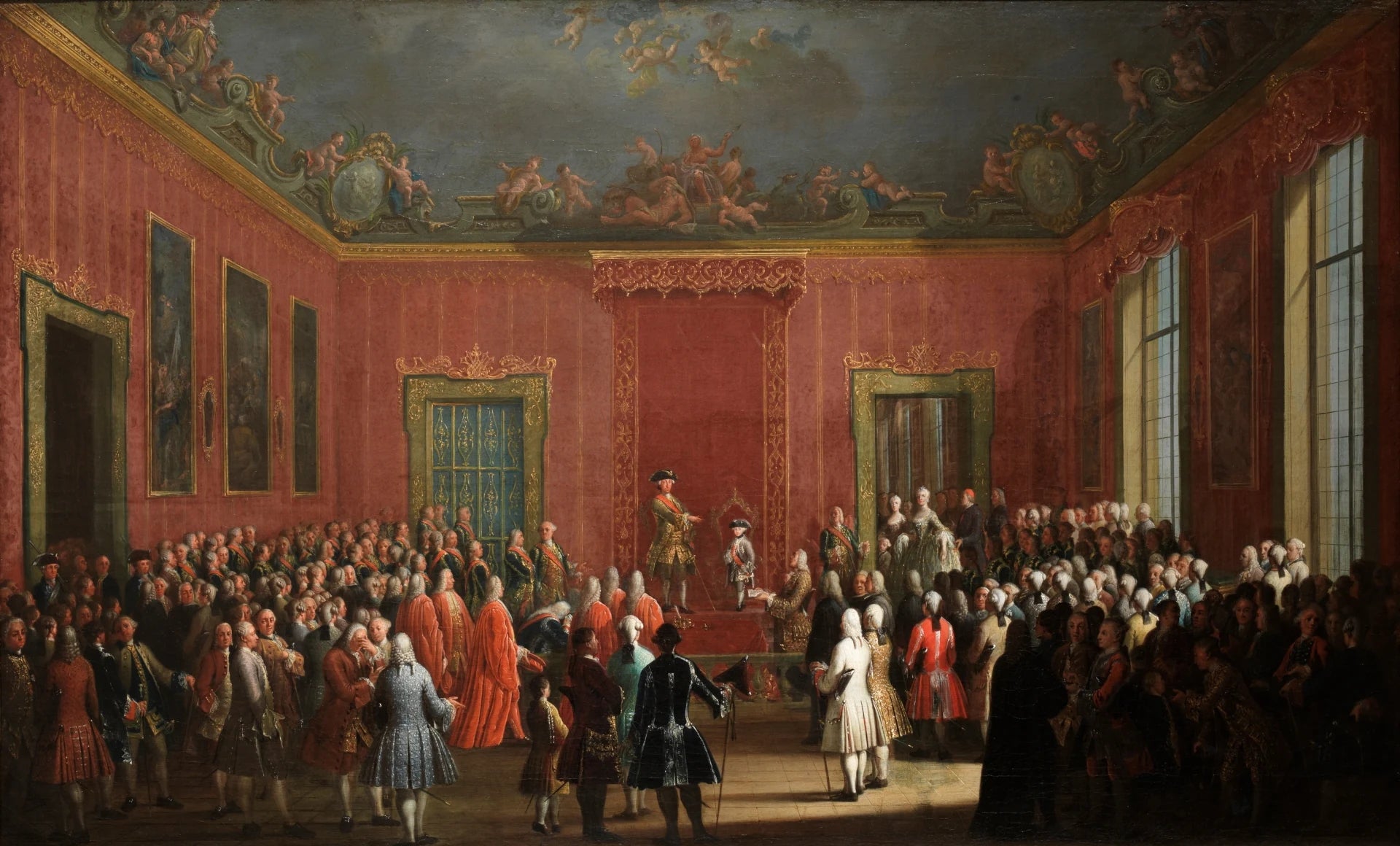 Abdication de Charles III - Antonio Joli