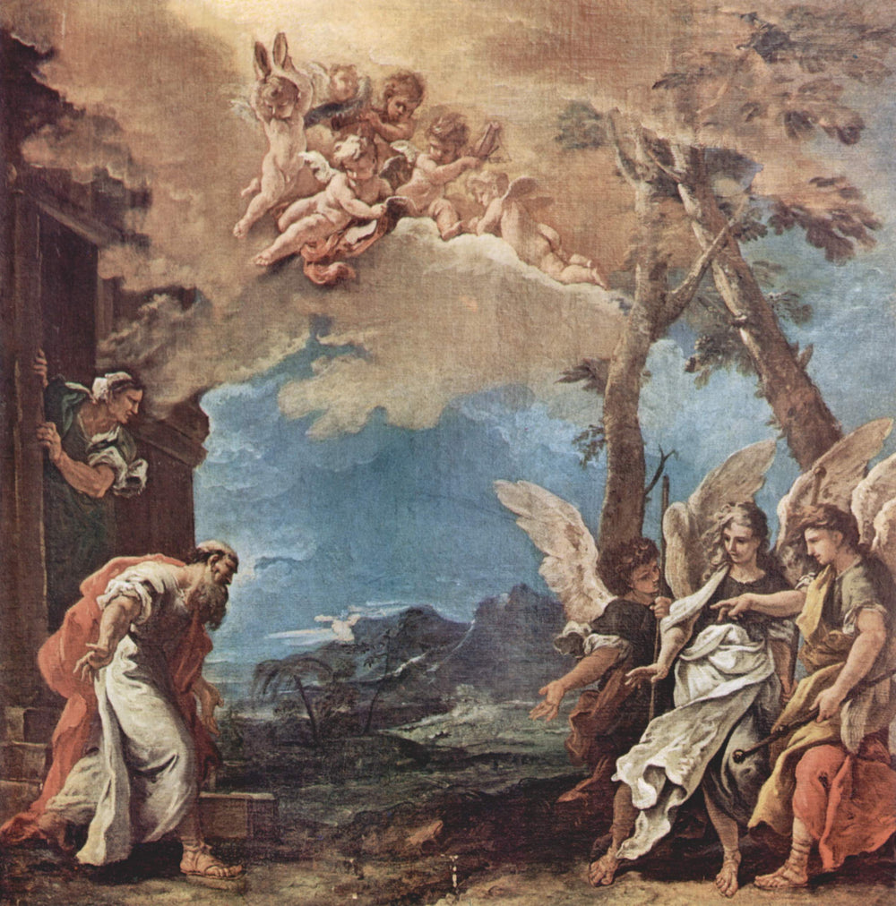 Abraham et les trois anges - Sebastiano Ricci - Alpha Reproduction
