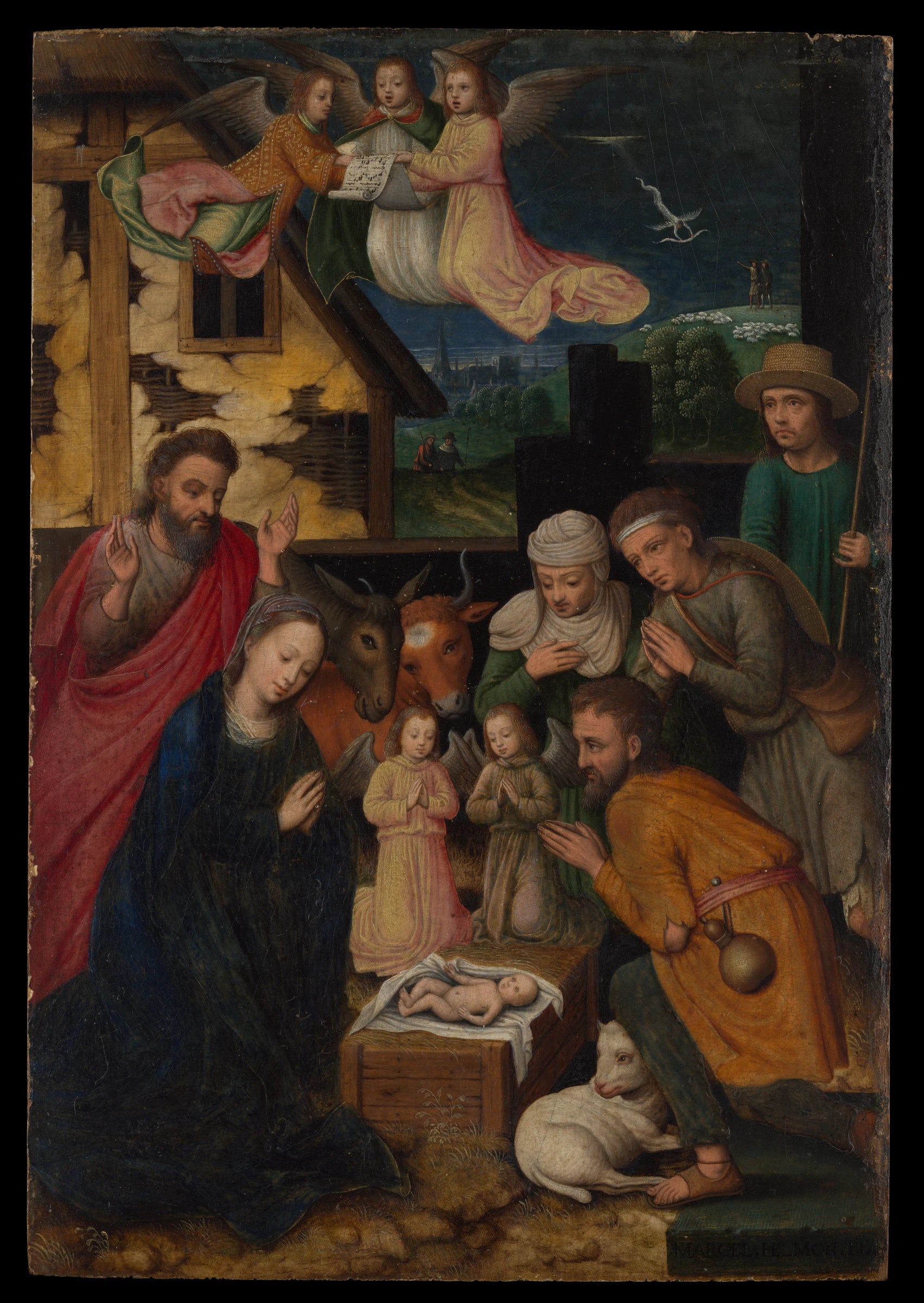L'Adoration des bergers - Marcellus Coffermans
