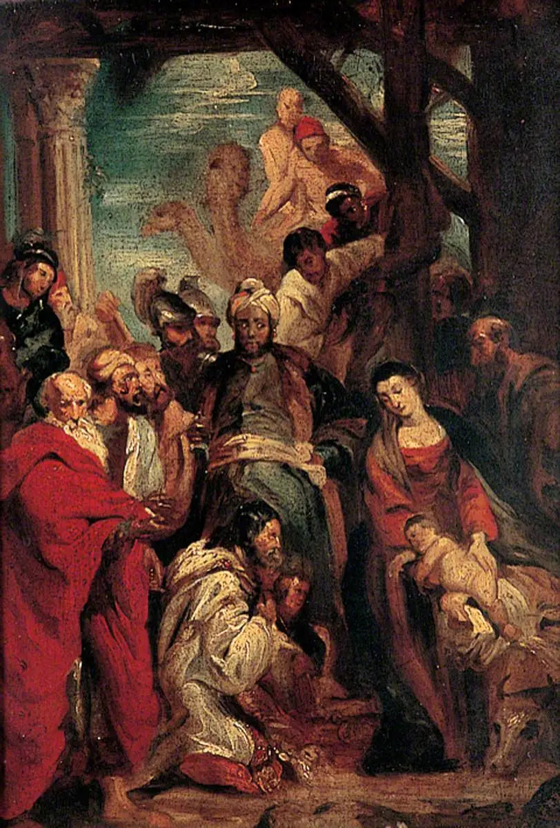 Adoration des Mages - Peter Paul Rubens image 1 reproduction artisanale de tableau
