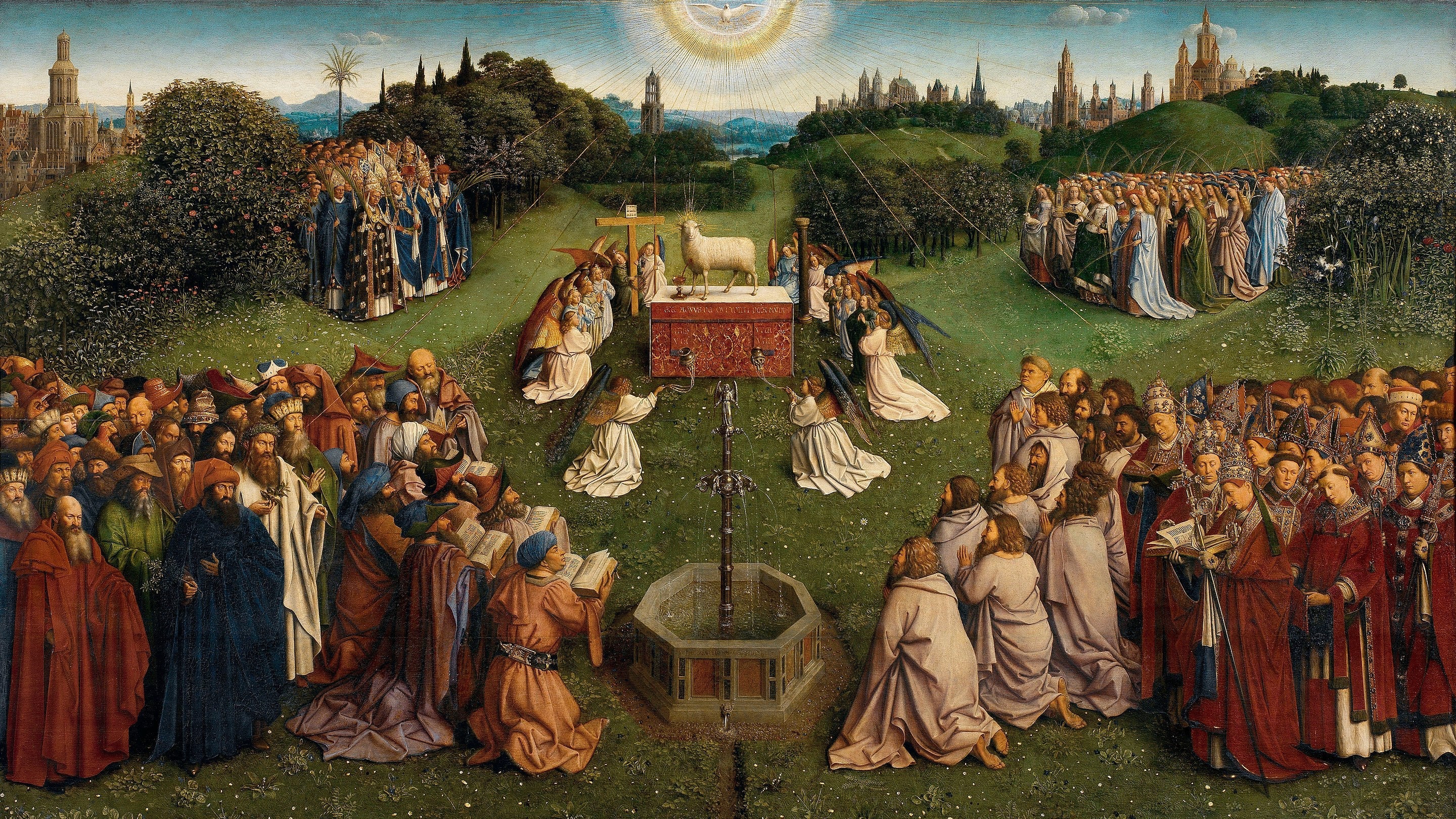 Agneau mystique - Jan van Eyck - Alpha Reproduction