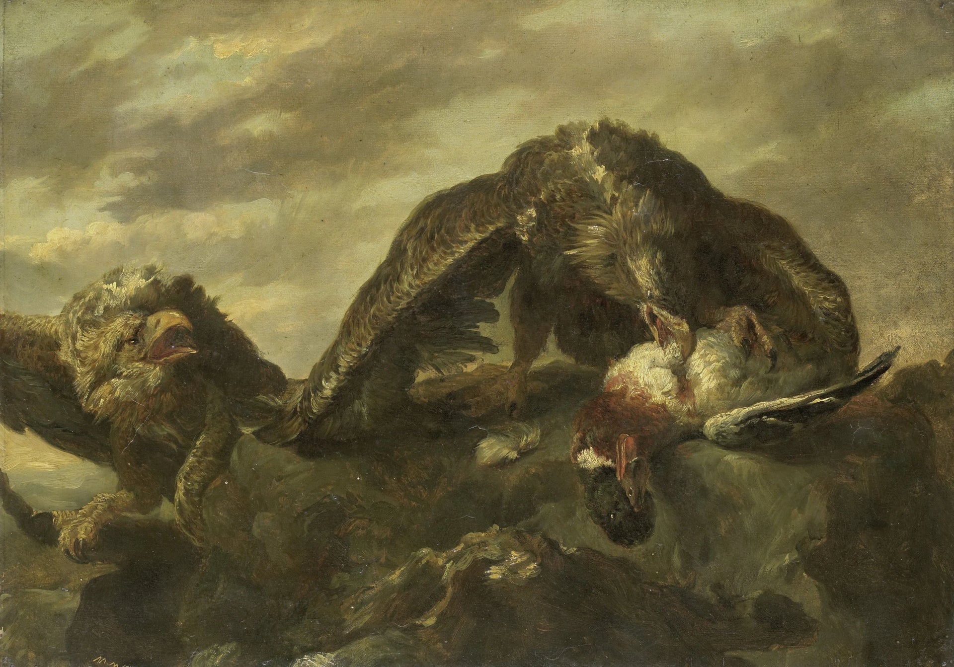 Aigles sur les rochers - Matthijs Maris