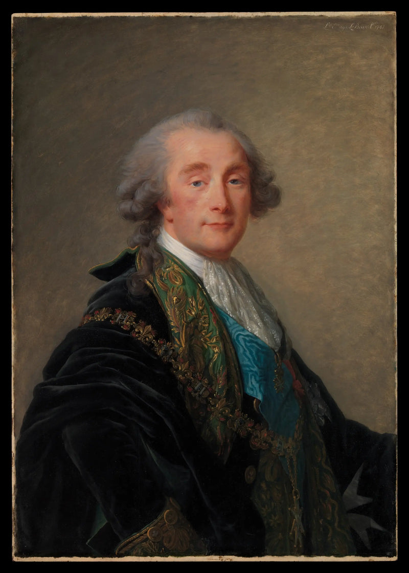 Александр Шарль Эммануэль де Крусоль-Флоренсак (1743-1815) - Элизабет Вигéе Лебрэн
