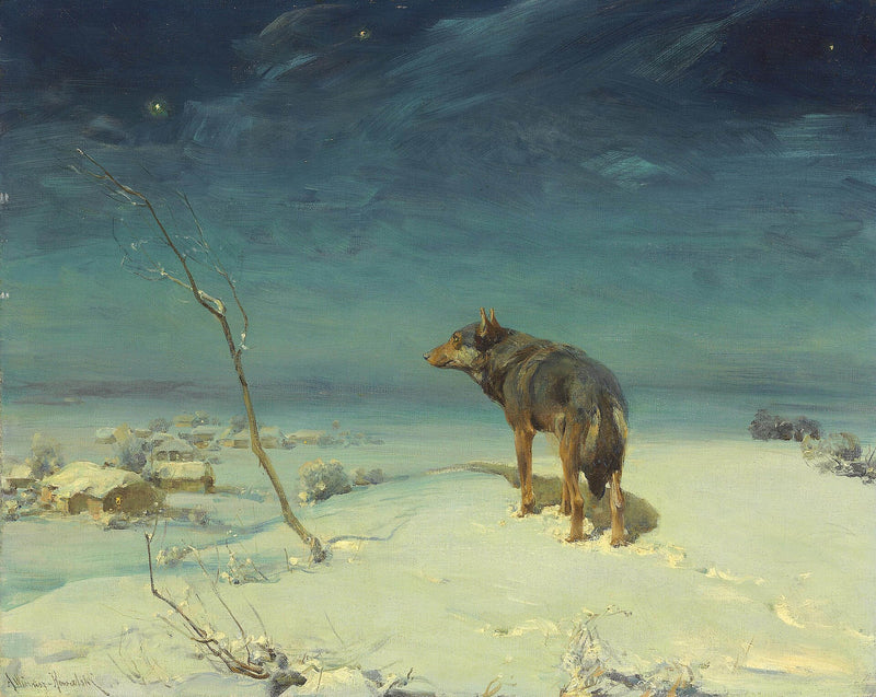Le Loup solitaire - Alfred Wierusz-Kowalski