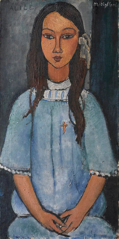 Reproduction du tableau « Alice - Amedeo Modigliani » par Alpha Reproduction en peinture à l’huile