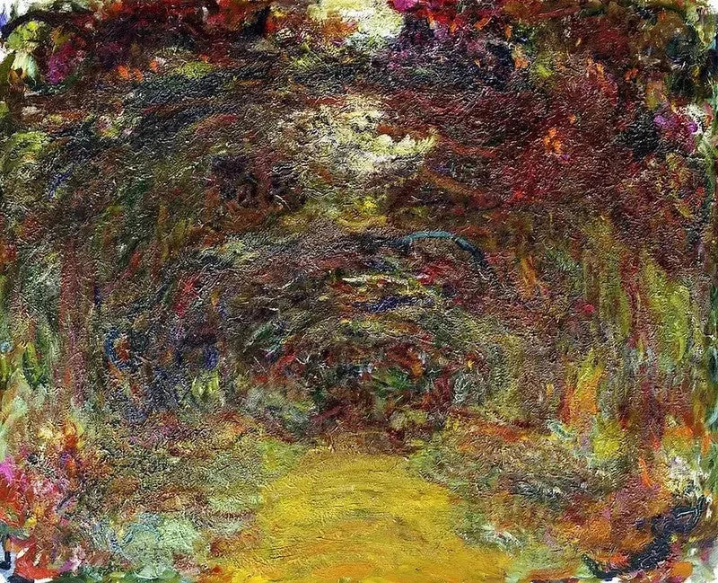 L’Allée des rosiers de Claude Monet, 1920–1922 – Musée Marmottan Monet 5090