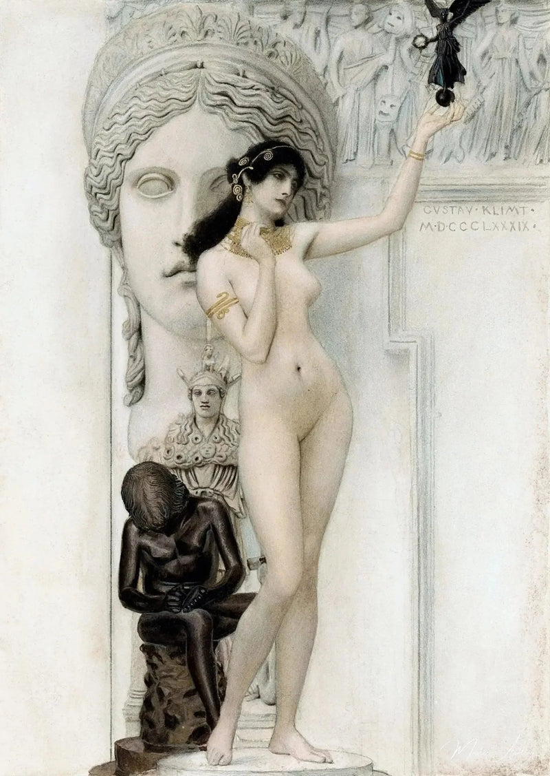 Аллегория скульптуры - Gustav Klimt