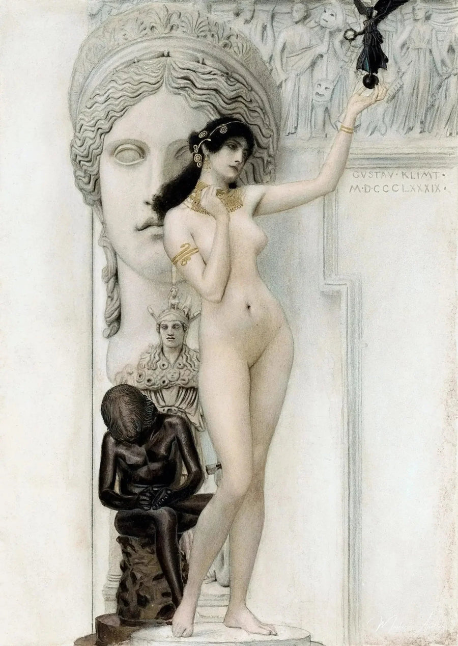 Аллегория скульптуры - Gustav Klimt