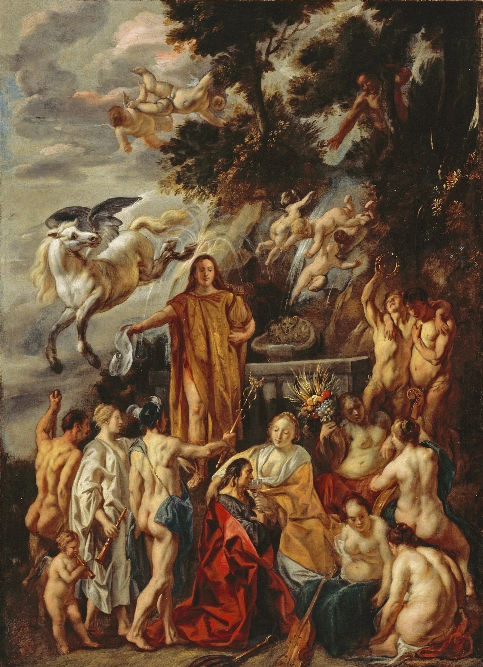 Allégorie du poète - Jacob Jordaens image 1 tableau peint à l’huile sur toile