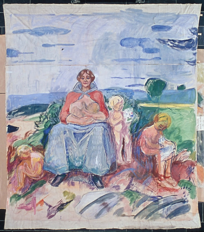 Альма Матер: центральная часть - Эдвард Мунк