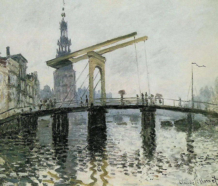 Амстердам, Мост - Клод Моне