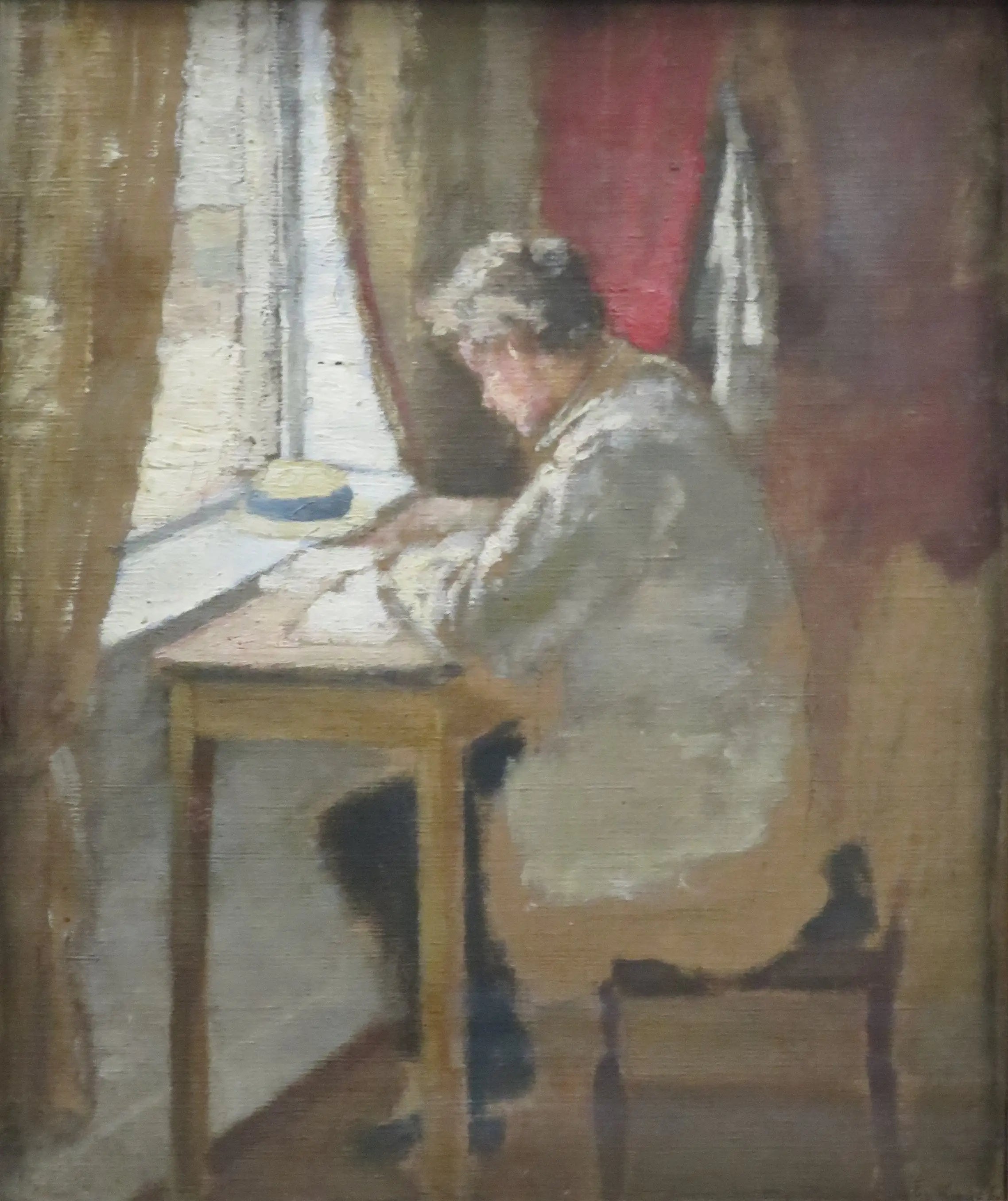 Reproduction du tableau « Andreas près de la fenêtre - Edvard Munch » par Alpha Reproduction en peinture à l’huile