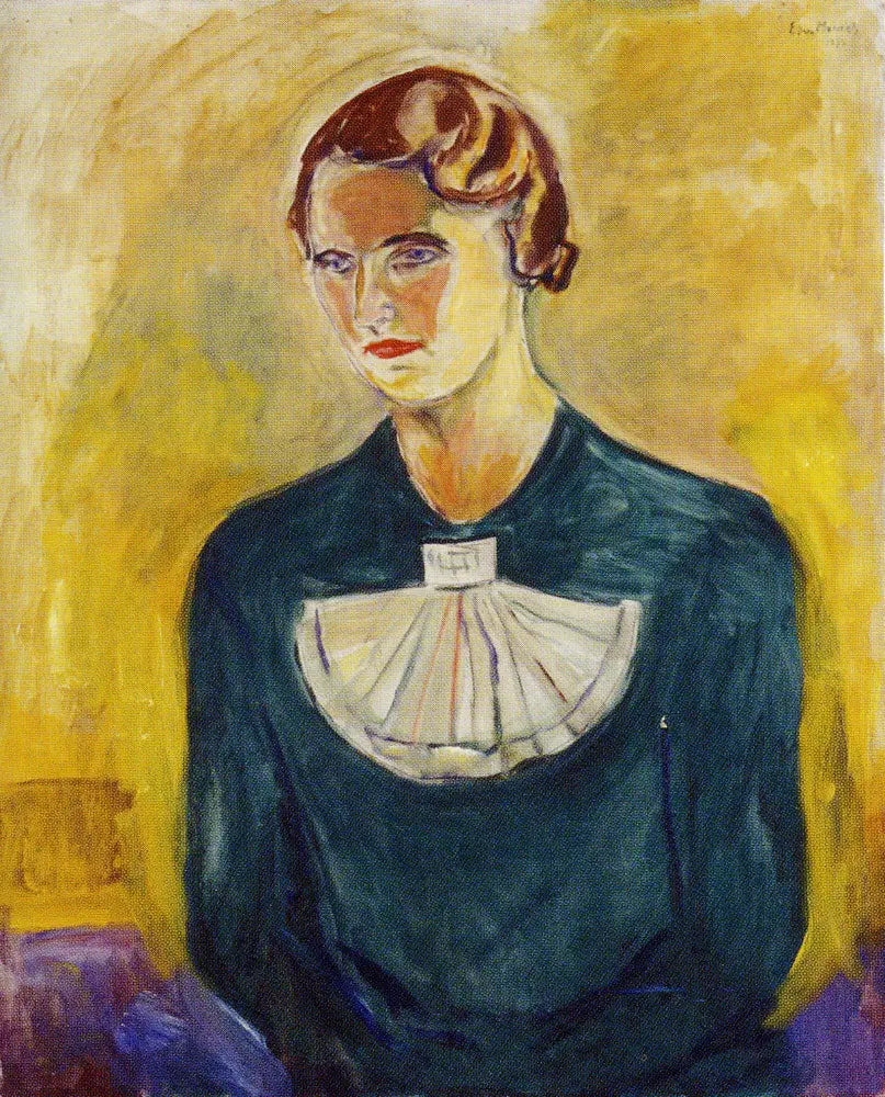 Reproduction du tableau « Annie Stenersen - Edvard Munch » par Alpha Reproduction en peinture à l’huile