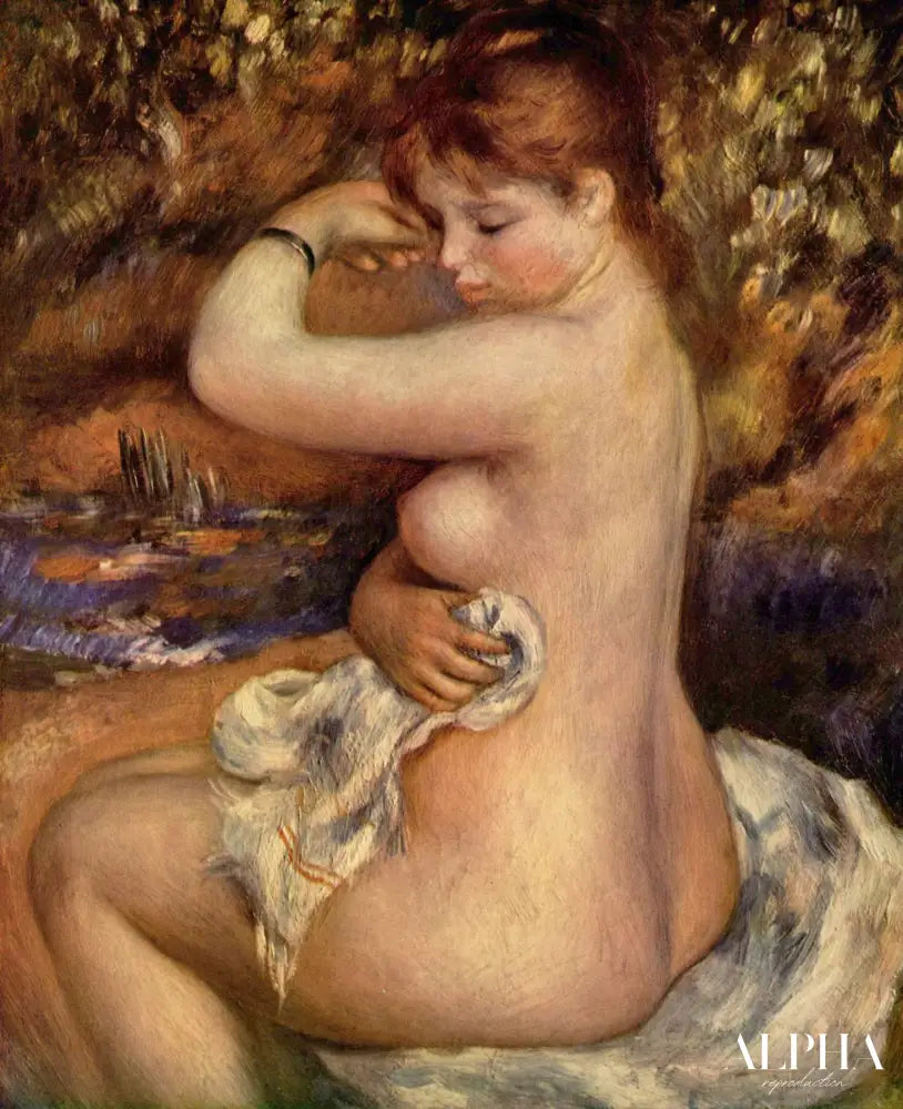 Après le bain 1888 - Pierre-Auguste Renoir - Reproductions de tableaux et peintures haut de gamme