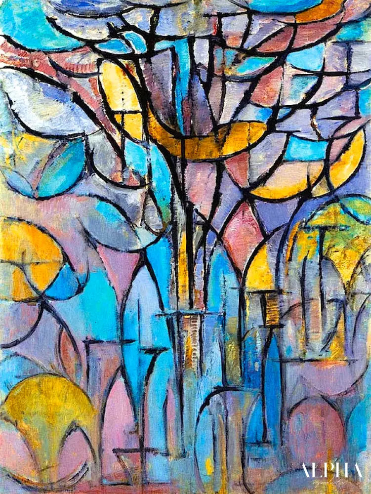 Arbres - Mondrian - Reproductions de tableaux et peintures haut de gamme