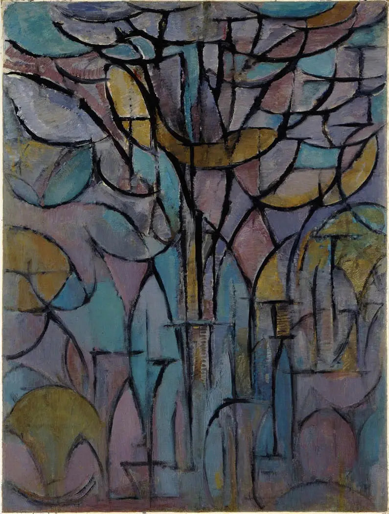 Reproduction du tableau « Arbres - Piet Mondrian » par Alpha Reproduction en peinture à l’huile