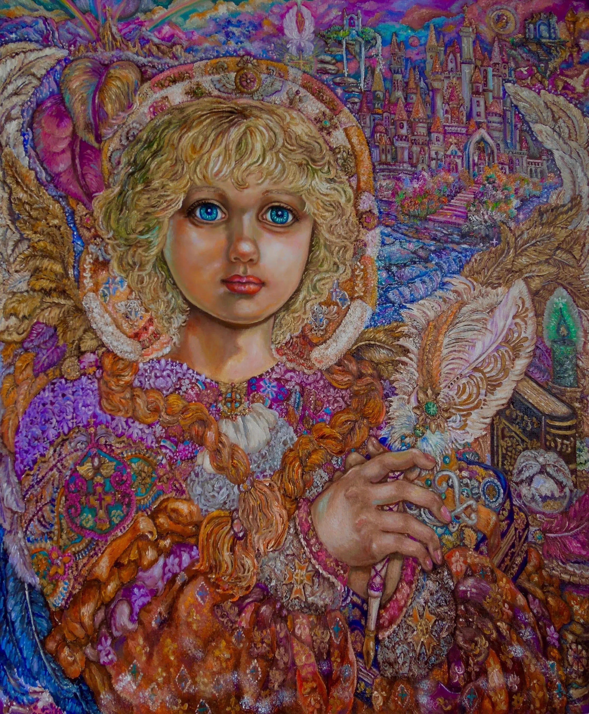 Archangel Uriel - Yumi Sugai Reproductions de tableaux à la peinture à l’huile