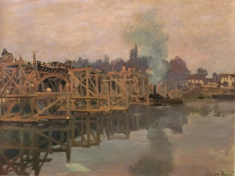 Аржантей, ремонтируемый мост W194 - Клод Моне