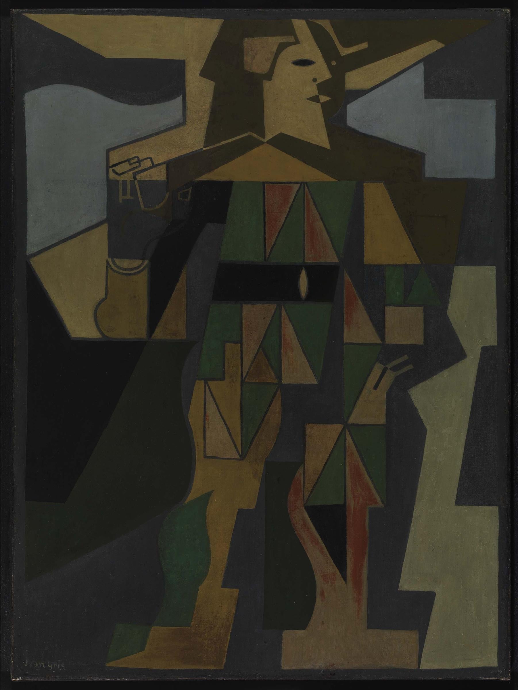 Arlequin - Juan Gris - Alpha Reproduction