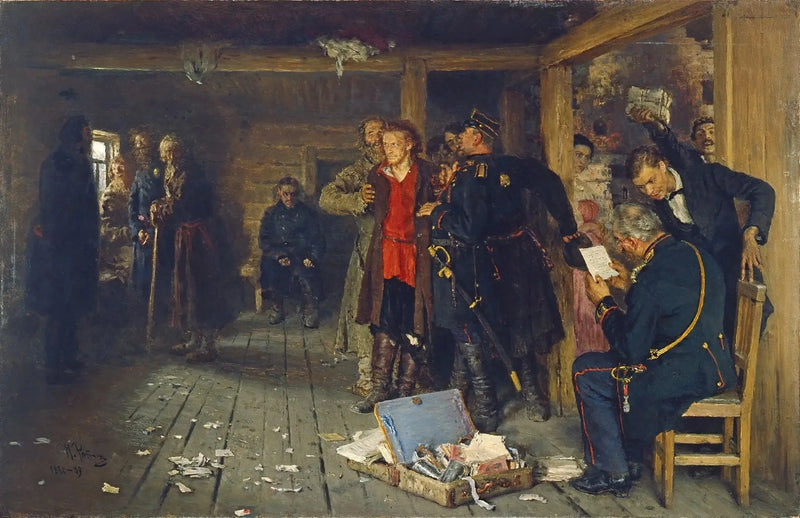 Арест пропагандиста - Илья Репин