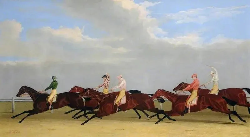 Arrivée de la Coupe d'Or de 1827 - John Frederick Herring, Sr. image 1 reproduction d’œuvre d’art à l’huile